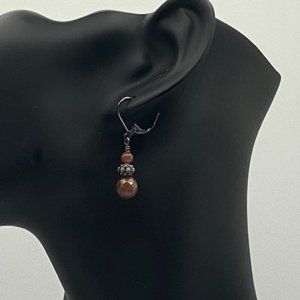 Purple Aventurine Drop Earrings